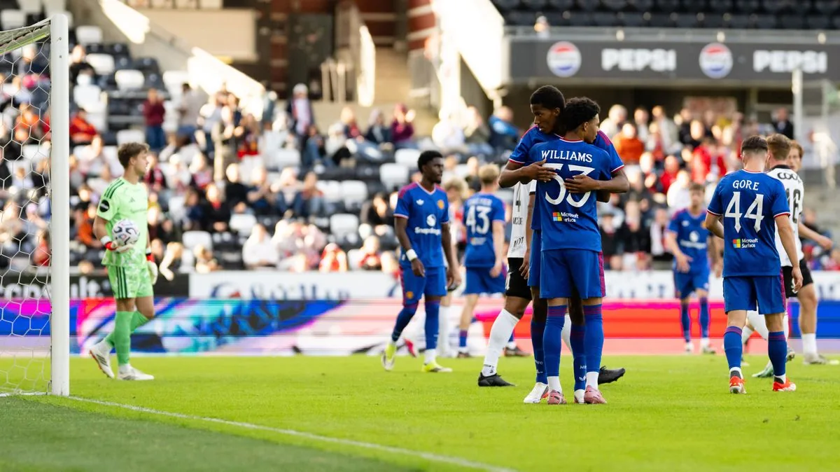 Trondheim: Manchester United youngsters impress in pre-season victory over Rosenborg