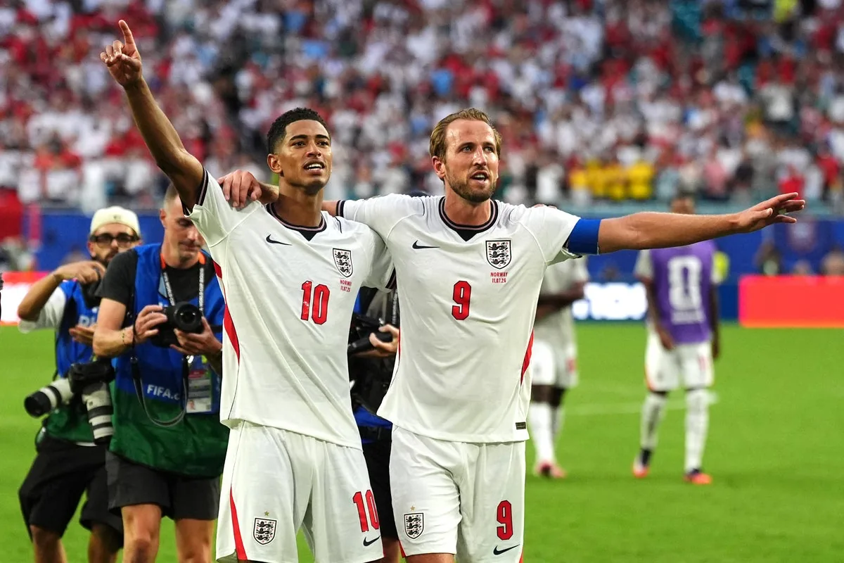 Norway’s Ståle Solbakken claims ball struck cable before England equaliser