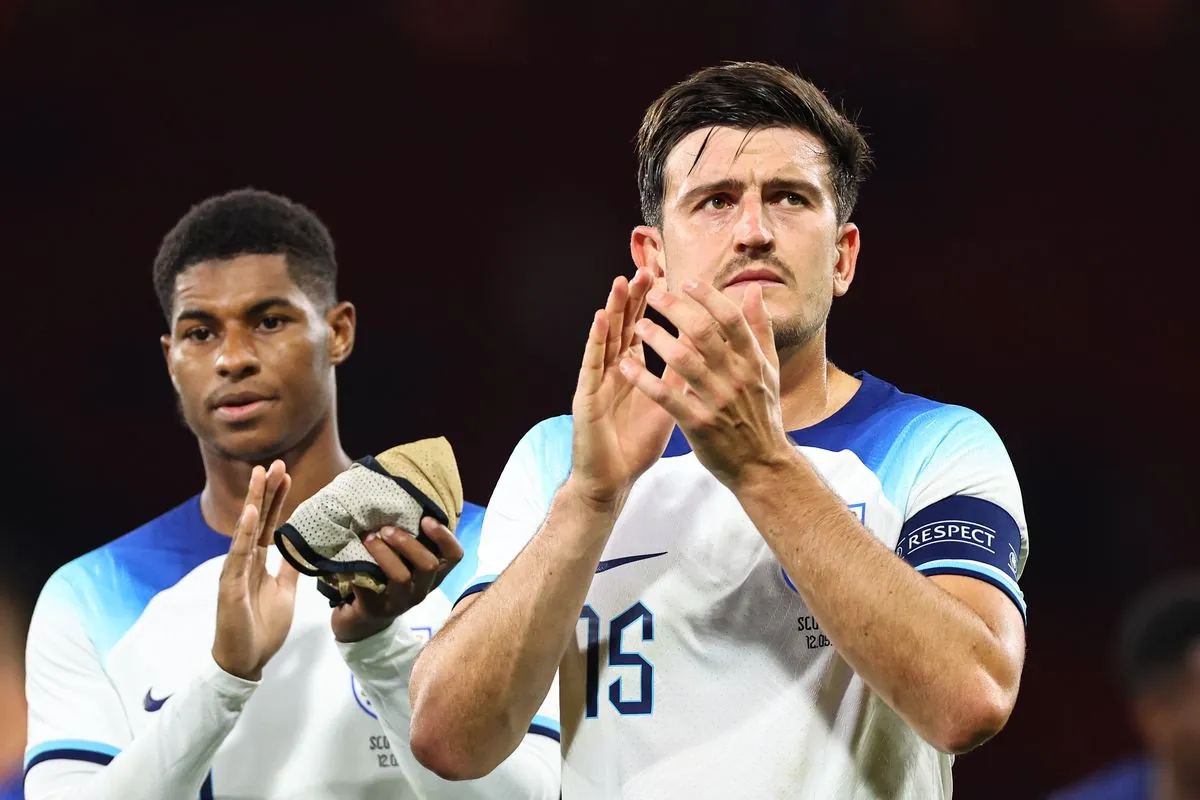 Harry Maguire and Marcus Rashford
