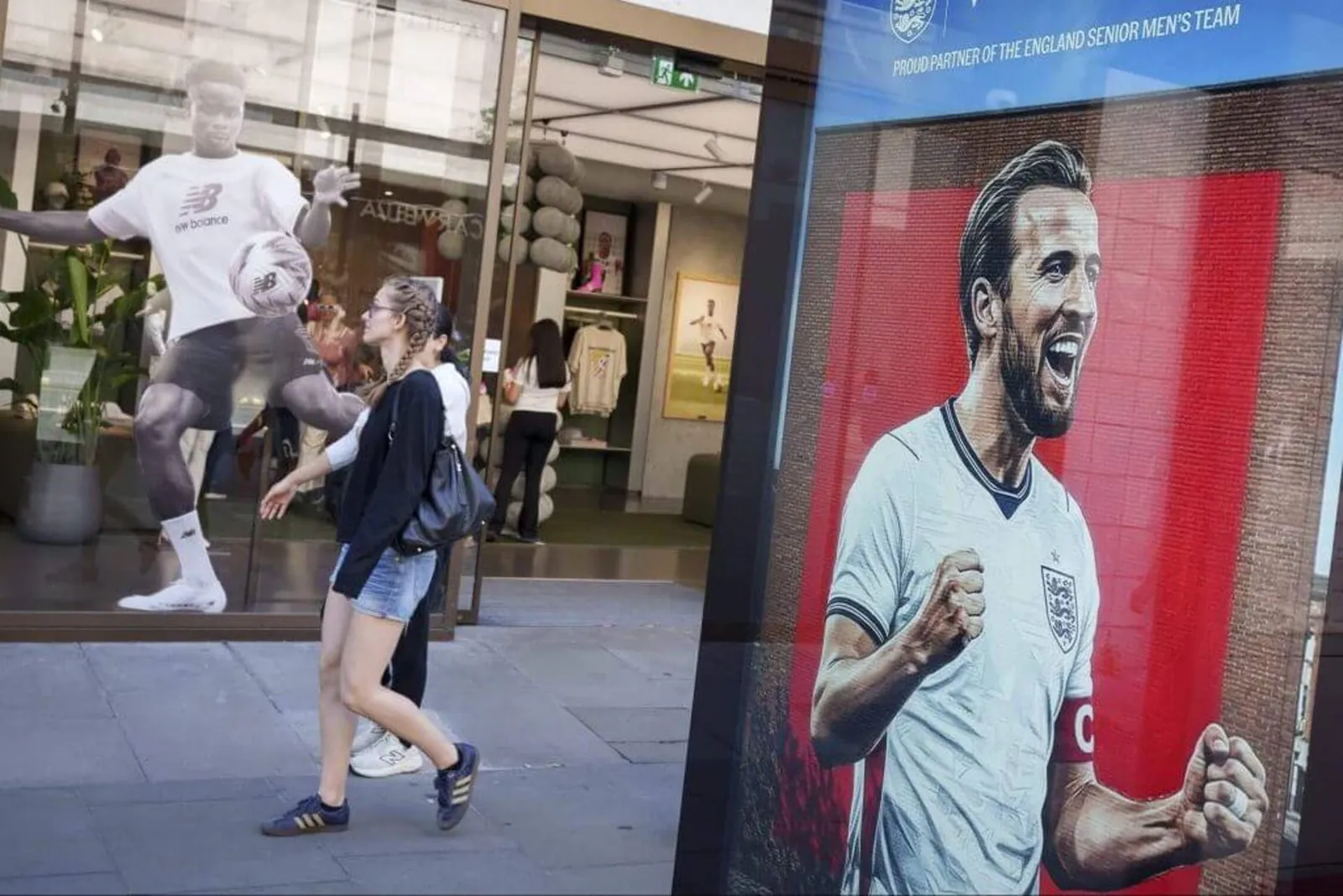 An advert featuring Harry Kane