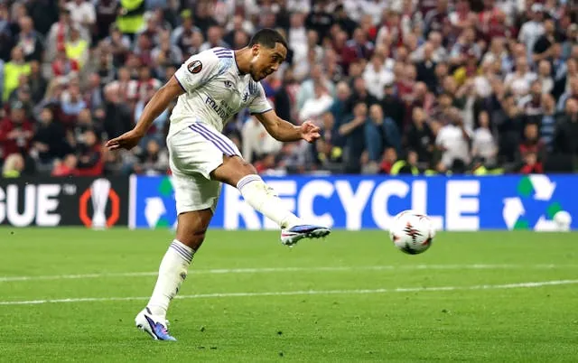 Youri Tielemans scored in Aston Villa’s Europa League final triumph